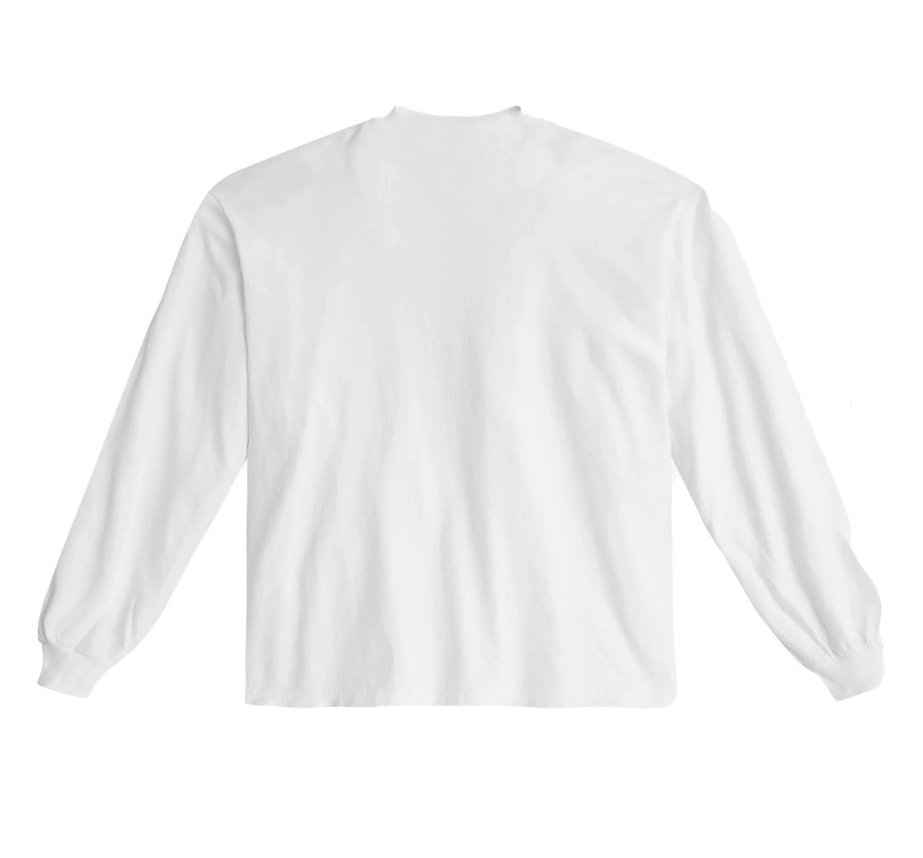 SHAKAWEAR WHITE LONGSLEEVE (FRONT PRINT ONLY)