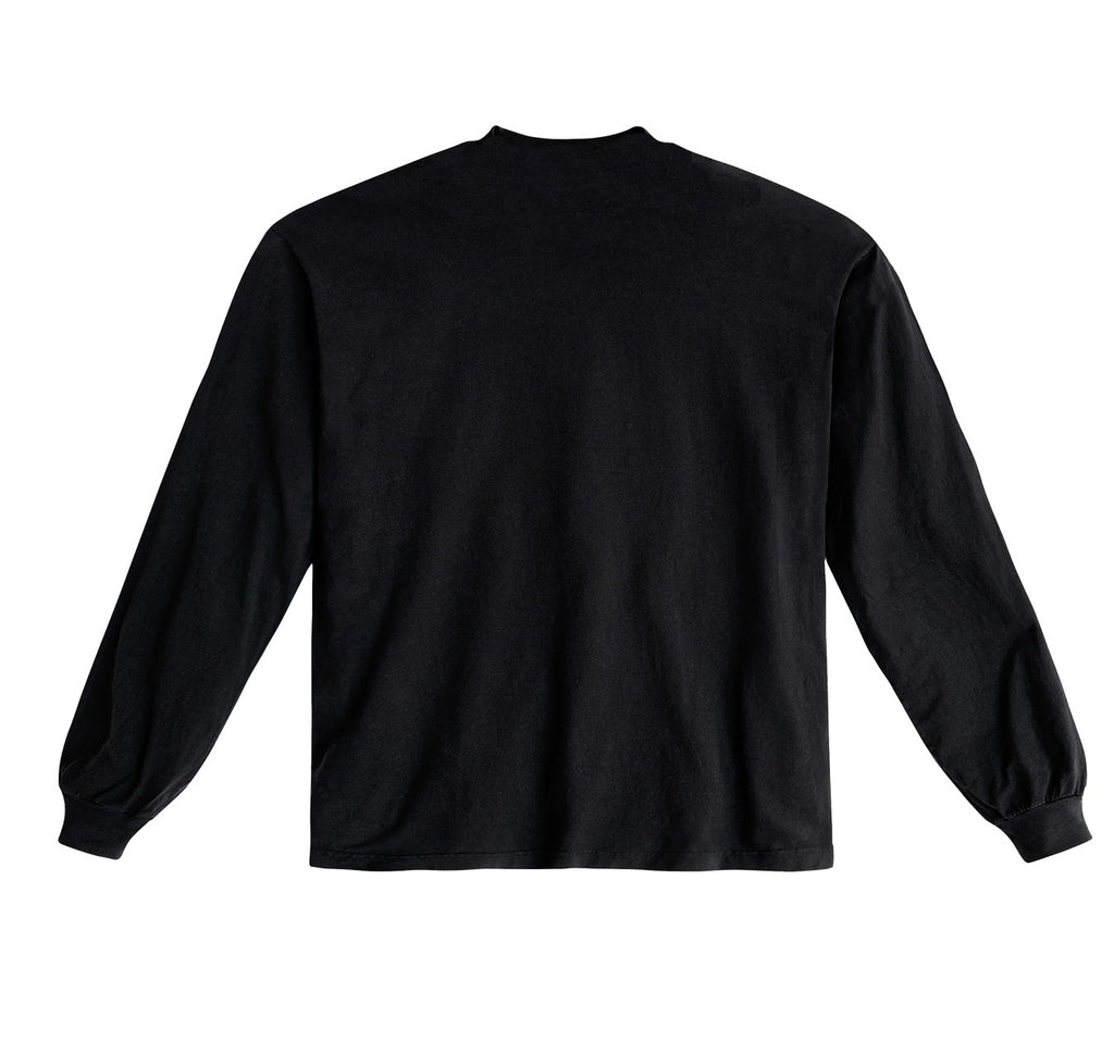 SHAKAWEAR BLACK LONGSLEEVE (FRONT & BACK PRINT )