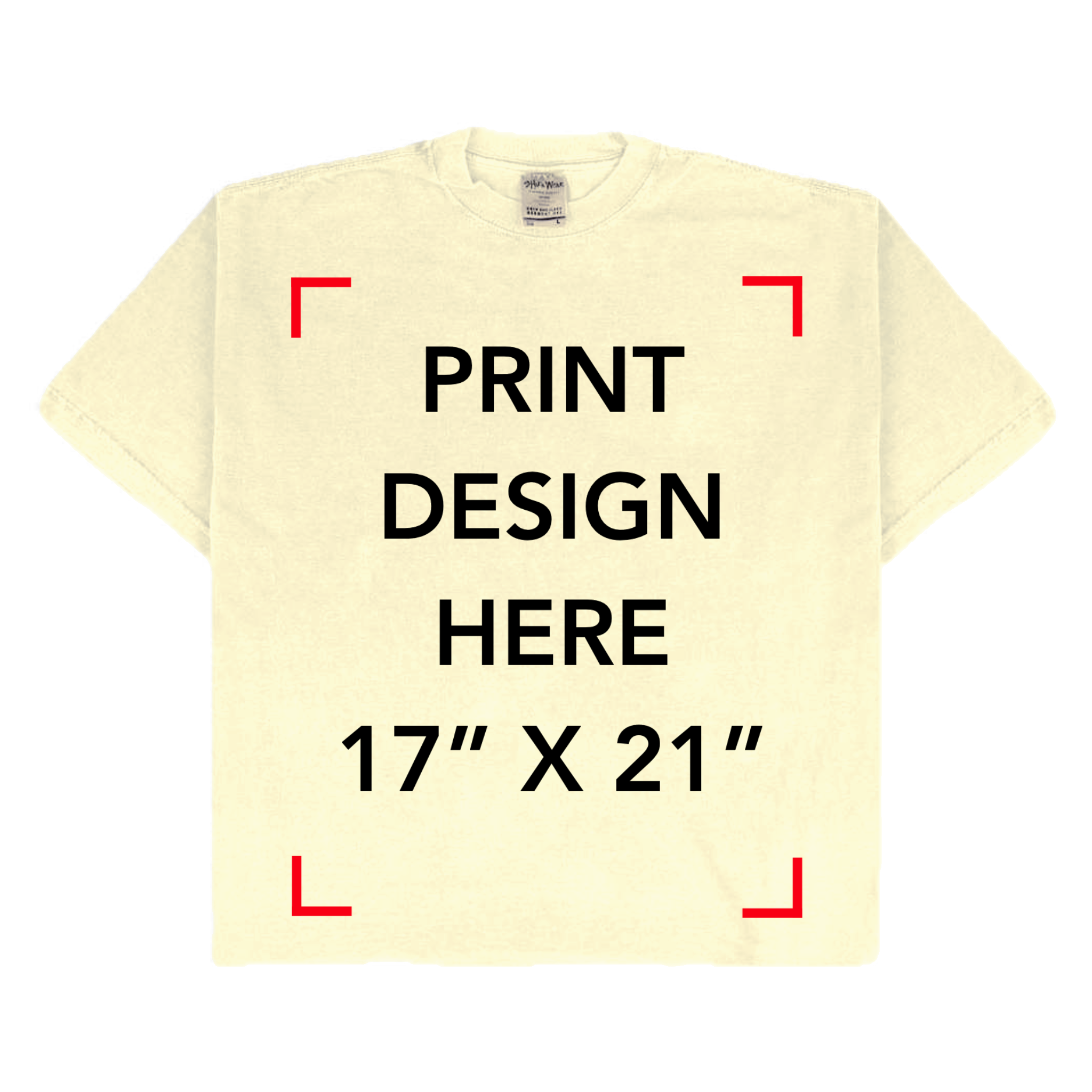 SHAKAWEAR CREAM (FRONT PRINT ONLY)